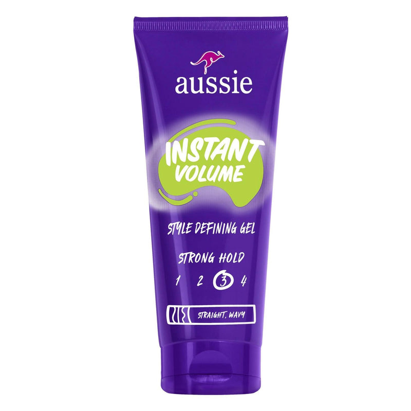 Aussie Aussie Instant Volume Style Defining Hair Gel, Styling For Straight And Wavy - 7 Ounce Hair Care