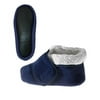 Silvert s Silvert s Men’s & Women’s Extra Wide Soft Fleece Diabetic Bootie Slippers For Seniors Navy Shoes