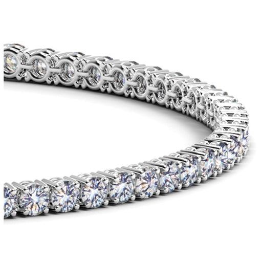 Bids.com Lab Grown Round Diamond Tennis Bracelet in 14k White Gold (4 cctw F/G  VS2/SI1) Bracelets