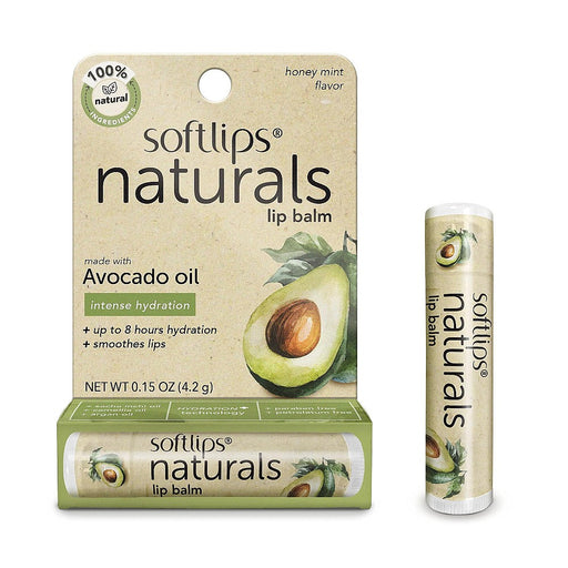 Softlips Softlips Naturals Lip Balm With Avocado Oil 0.15 Oz Lip Balms & Treatments