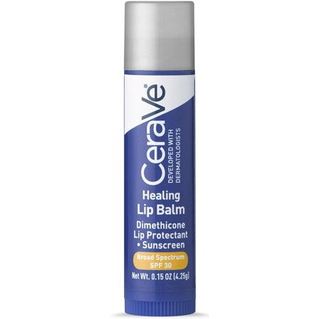 CeraVe CeraVe Healing Lip Balm With SPF 30 - .15oz Lip Balms & Treatments White Smoke