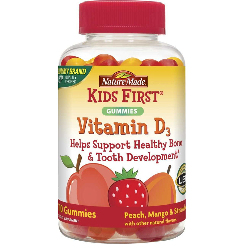 Nature Made Nature Made Kids First Vitamin D3 110 Gummies Vitamins & Supplements