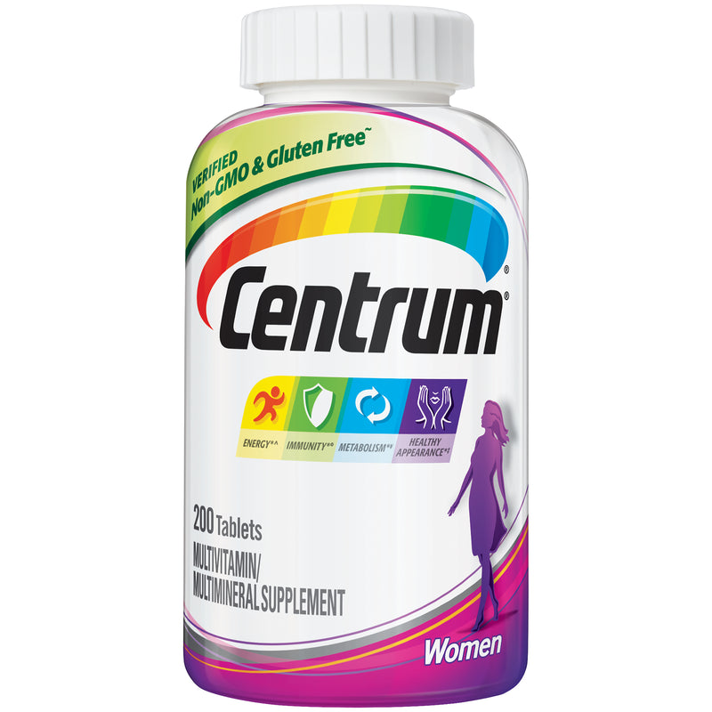 Centrum Centrum Women Multivitamin/Multimineral Dietary Supplement Tablets - 200ct Vitamins & Supplements