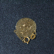 Bids.com 14k Yellow Gold Diamond Cut Cable Link Chain 0.7mm Necklaces