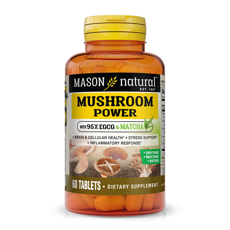 Mason Natural Mason Natural Mushroom Power 60 Tablets Vitamins & Supplements