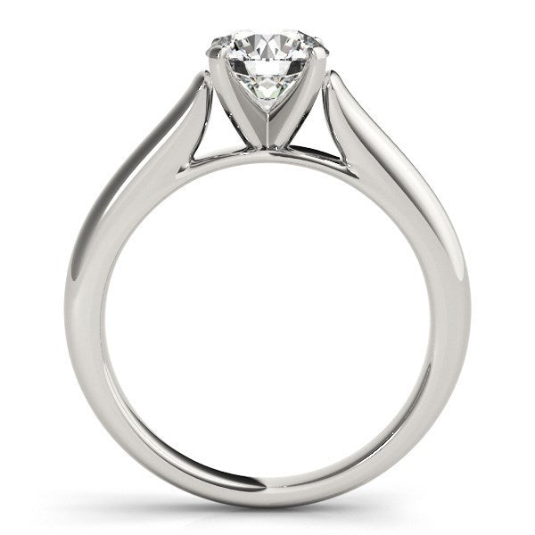 Bids.com 14k White Gold Cathedral Design Solitaire Diamond Engagement Ring (1 cttw) Rings