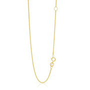 Bids.com 14k Yellow Gold Adjustable Cable Chain 1.1mm Necklaces