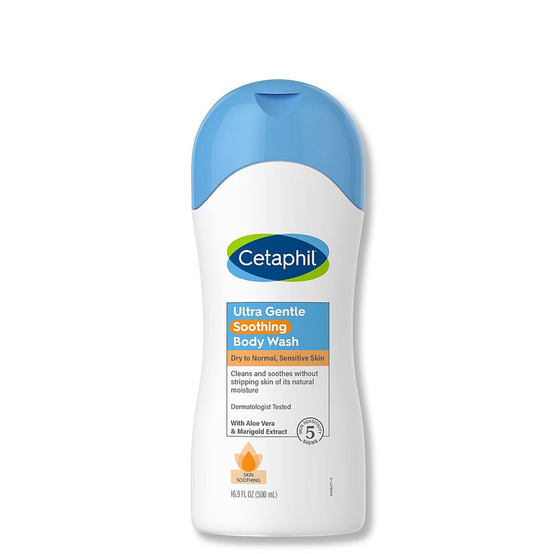 Cetaphil Cetaphil Ultra Gentle Body Wash, Skin Soothing, 16.9 Fl Oz Facial Cleansers