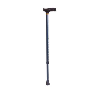 Drive Medical Adjustable Aluminum Walking Cane with Derby Handle Blue Ice Canes & Walking Sticks