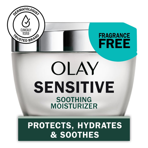 Olay Olay Sensitive Face Moisturizer Cream - 1.7 Oz Lotion & Moisturizer White Smoke