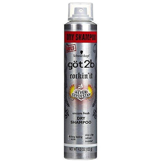 Got2b Got2b 2b Rockin It Fresh Dry Shampoo 4.3 Oz Can Shampoo Dim Gray