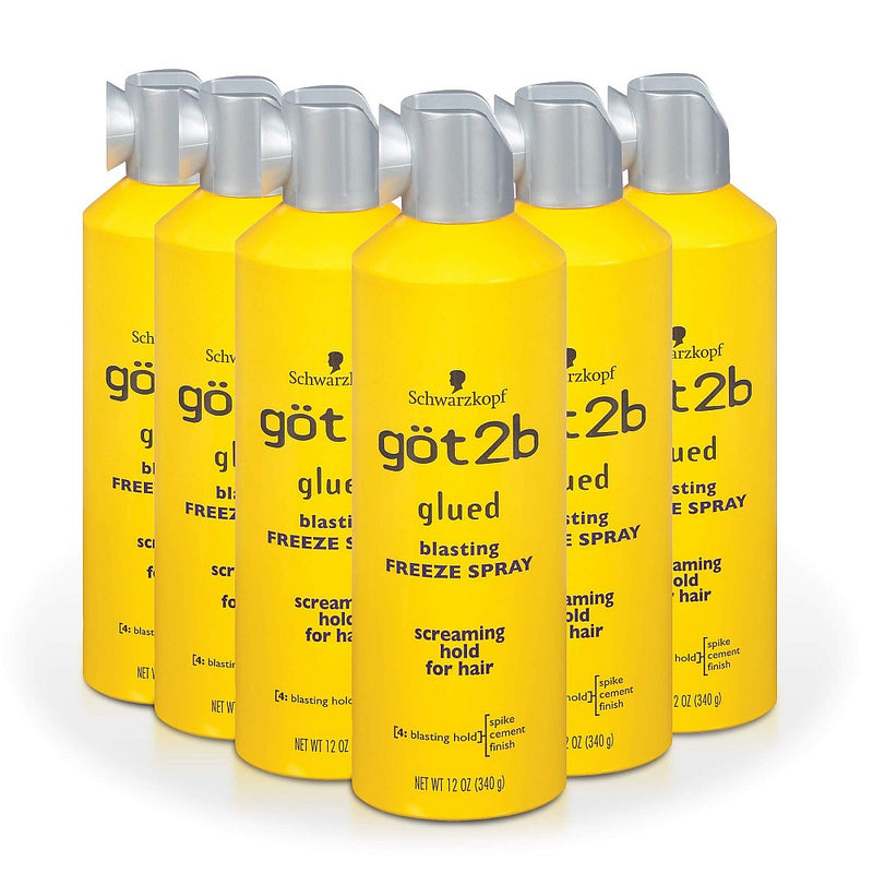 Got2b Got2b® Glued Blasting Freeze Spray – 12 oz Hair Care Gold