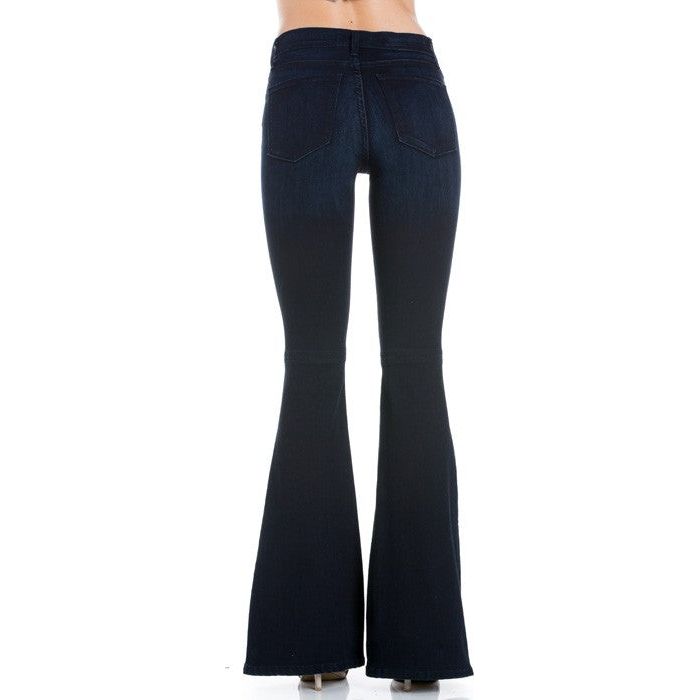 Soft Fabric flare bell bottom jeans denim pants