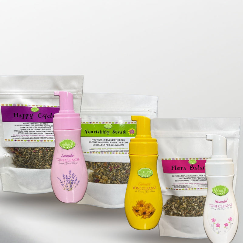Lulu’s Holistics Yoni Intimate Cleanse & Steam Combo
