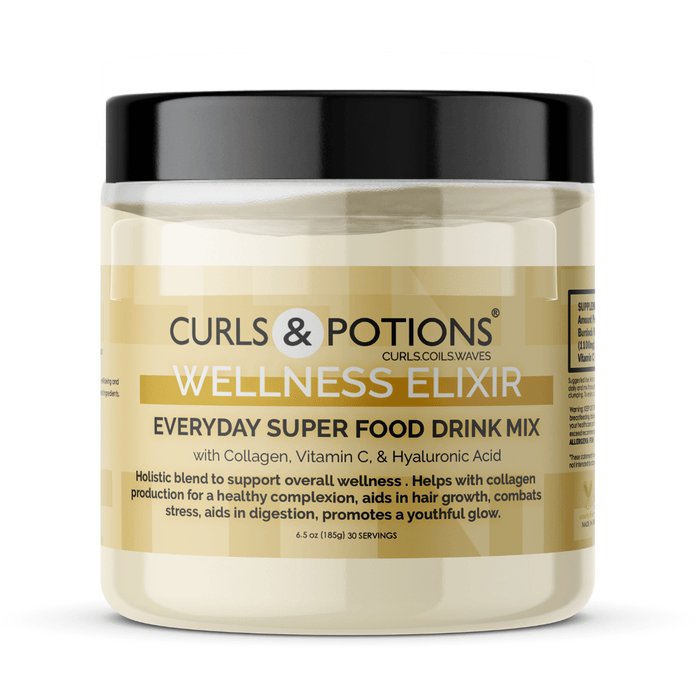 Curls & Potions Wellness Elixir- Everyday Superfood Drink Mix