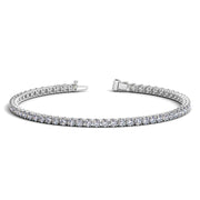 Bids.com Lab Grown Round Diamond Tennis Bracelet in 14k White Gold (4 cctw F/G  VS2/SI1) Bracelets