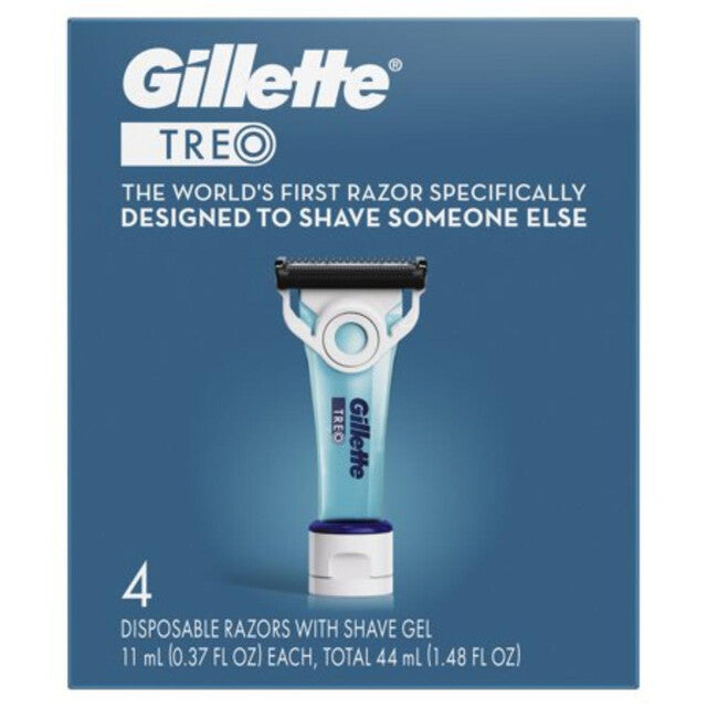 Gillette Gillette Treo Disposable Razor 4ct Razors & Razor Blades Dark Slate Blue