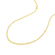 Bids.com 2.5mm 14k Yellow Gold Pendant Chain with Textured Links Necklaces