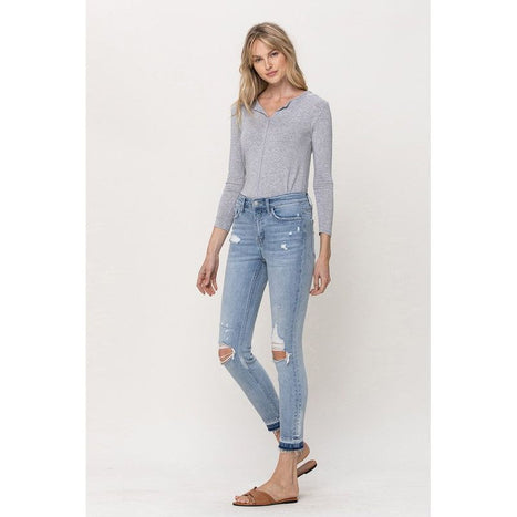 Mid Rise Crop Skinny