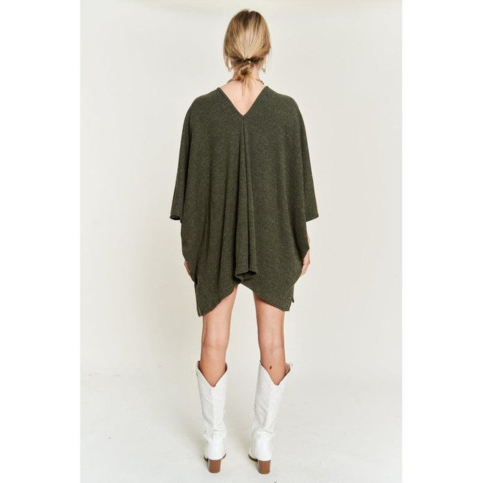 VNECK PONCHO TOP