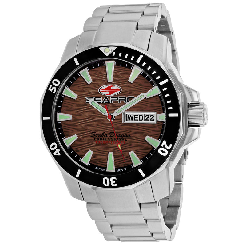 Bids.com Seapro Men's Scuba Dragon Diver Limited Edition 1000 Meters Watches