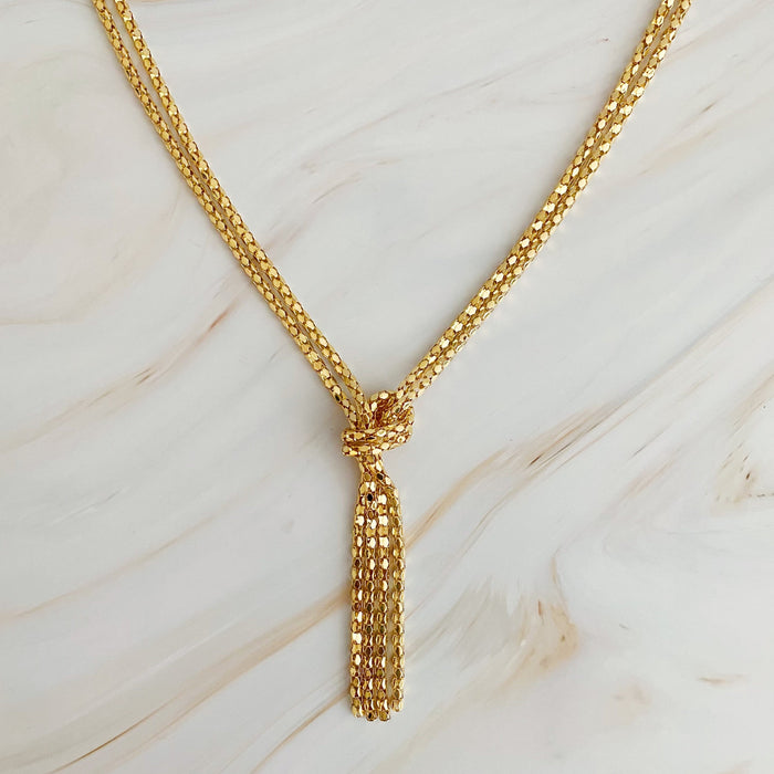 Wow Y Drop Chain Necklace