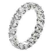 Bids.com Round Cut Lab Grown Diamond Eternity Ring in 14k White Gold (2 cttw FG/VS2) Rings