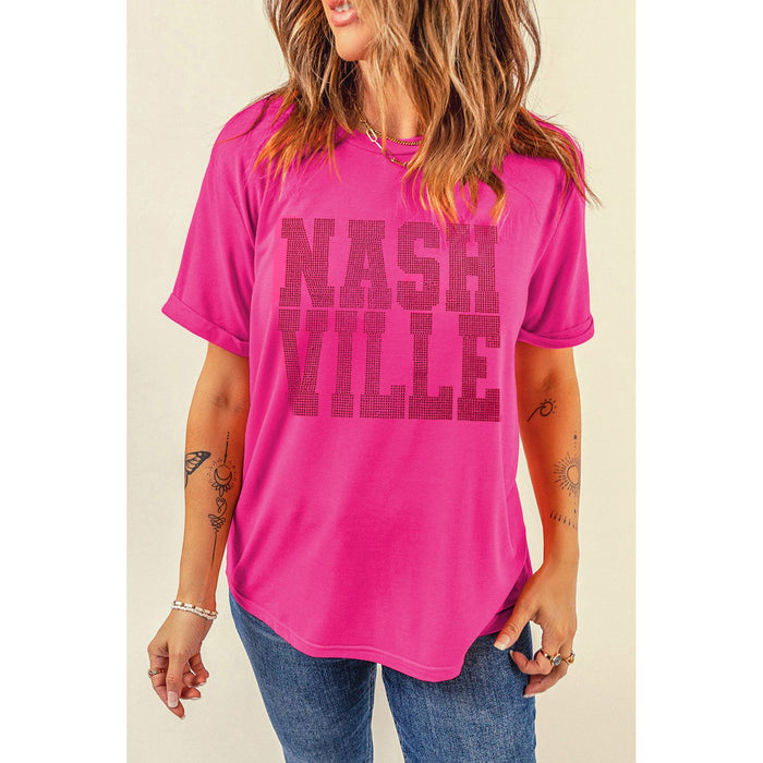 NASHVILLE Round Neck Short Sleeve T-Shirt