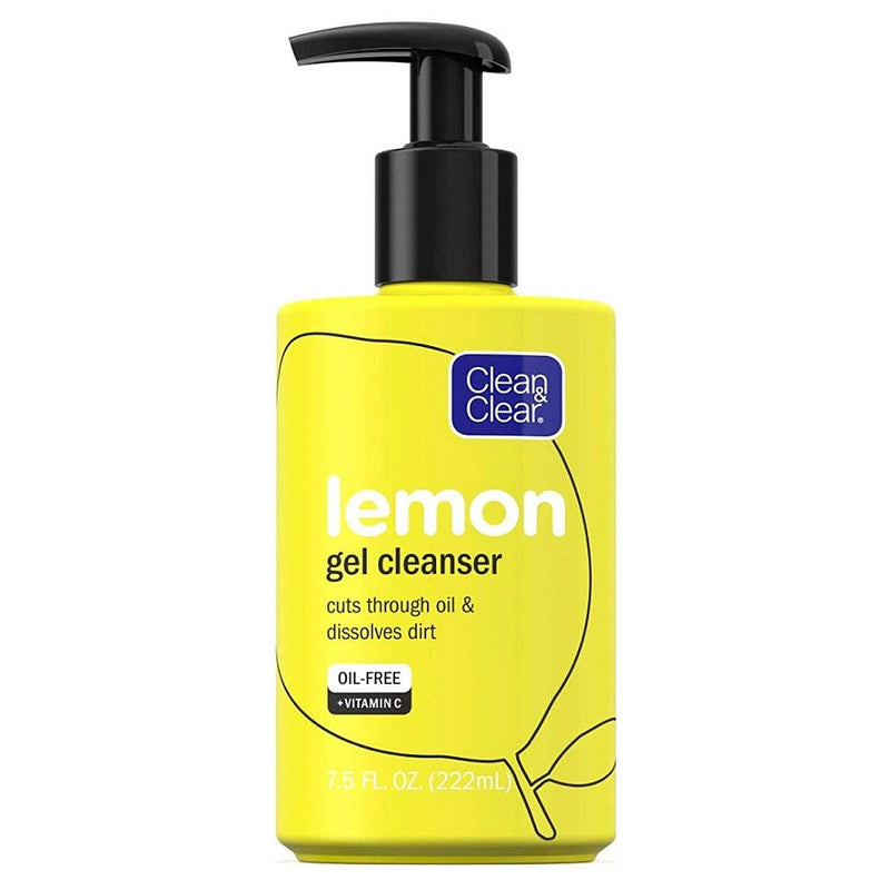 Clean & Clear Clean & Clear Lemon Gel Facial Cleanser With Vitamin C, 7.5 Fl Oz Health & Beauty