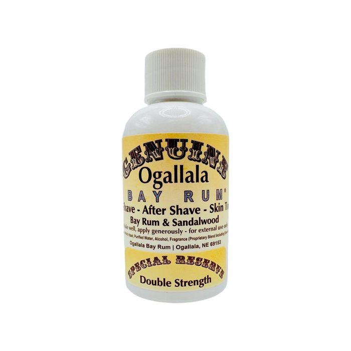 Ogallala Bay Rum & Sandalwood Pre-Shave After Shave - Skin Toner DS 2 Oz