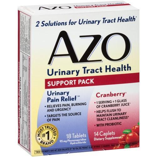 Azo Azo Urinary Tract Health, Support Pack, 18 Tablets, 14 Caplets Health & Beauty