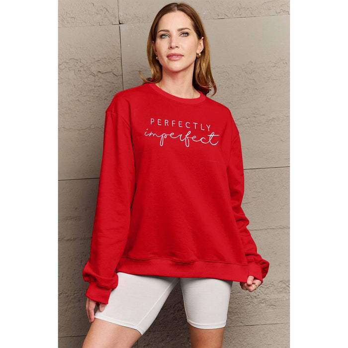 Simply Love Graphic Round Neck Sweatshirt