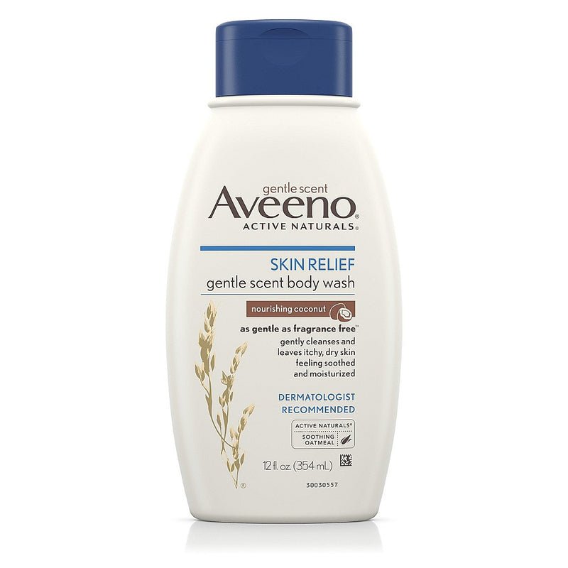 Aveeno Aveeno Body Wash, Skin Relief, Gentle Scent, Nourishing Coconut 12 Oz Body Wash