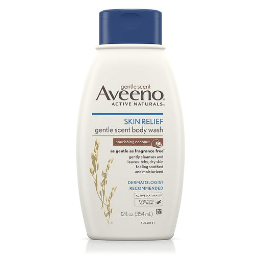 Aveeno Aveeno Body Wash, Skin Relief, Gentle Scent, Nourishing Coconut 12 Oz Body Wash