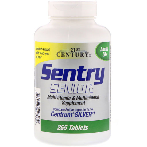 21st Century 21st Century Sentry Senior – Multivitamin &amp; Multimineral Supplement for Adults 50+ (265 Tablets) Vitamins & Supplements