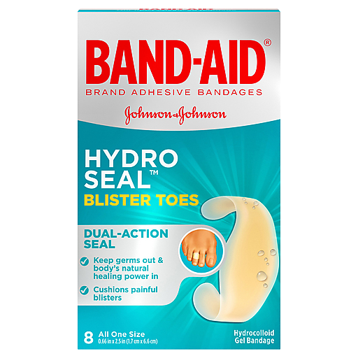 Band-Aid Band-Aid Brand Hydro Seal Adhesive Bandages For Toe Blisters, Waterproof Blister Pad First Aid Lavender
