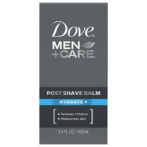Dove Men+Care Dove Men+Care Post Shave Balm, Hydrate + 3.4 Fl Oz Personal Care Dim Gray