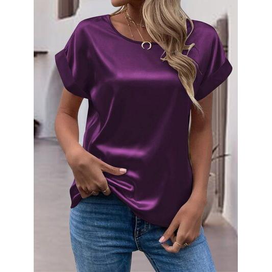 Round Neck Short Sleeve T-Shirt