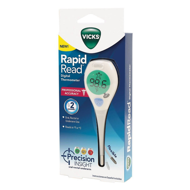 Vicks Vicks Rapid Read Digital Thermometer Medical Thermometers White Smoke