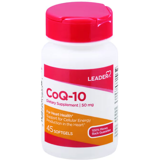 Leader LEADER# COQ-10 50MG SOFTGELS 45 CT Vitamins & Supplements