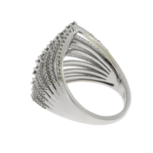 Bids.com 1.00ct Diamond Ring 14KT White Gold Rings