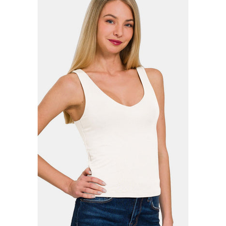 Double Layer V Neck Tank