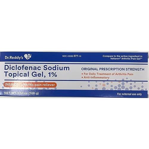 Dr. Reddy's Dr. Reddy's Diclofenac Sodium Tropical Gel, 1%, Arthrithis Pain Reliever (100 Grams)
