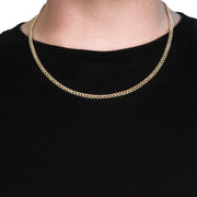 Bids.com 10k Yellow Gold Miami Cuban Semi Solid Chain (4.50 mm) Necklaces