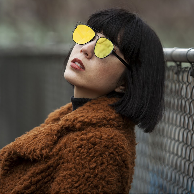 zeroUV Modern Metal Crossbar Mirrored Lens Flat Front Sunglasses A145 Sunglasses