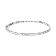 Bids.com 14K Rose Gold 1.00 Cttw Half Eternity Diamond Bangle Bracelet (G-H Color, SI2-I1 Clarity) - 7" Inches Bracelets