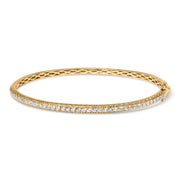 Bids.com 14K Rose Gold 1.00 Cttw Half Eternity Diamond Bangle Bracelet (G-H Color, SI2-I1 Clarity) - 7" Inches Bracelets
