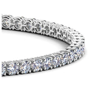 Bids.com Lab Grown Round Diamond Tennis Bracelet in 14k White Gold (6 cctw F/G  VS2/SI1) Bracelets