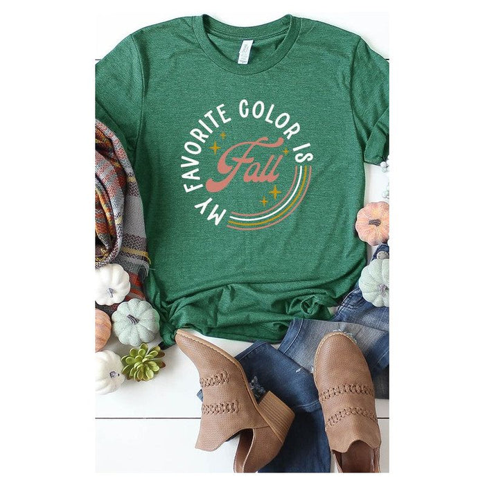 My Favorite Color is Fall Graphic Tee