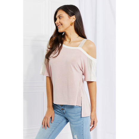 Andree by Unit Something Simple Cold Shoulder Tee